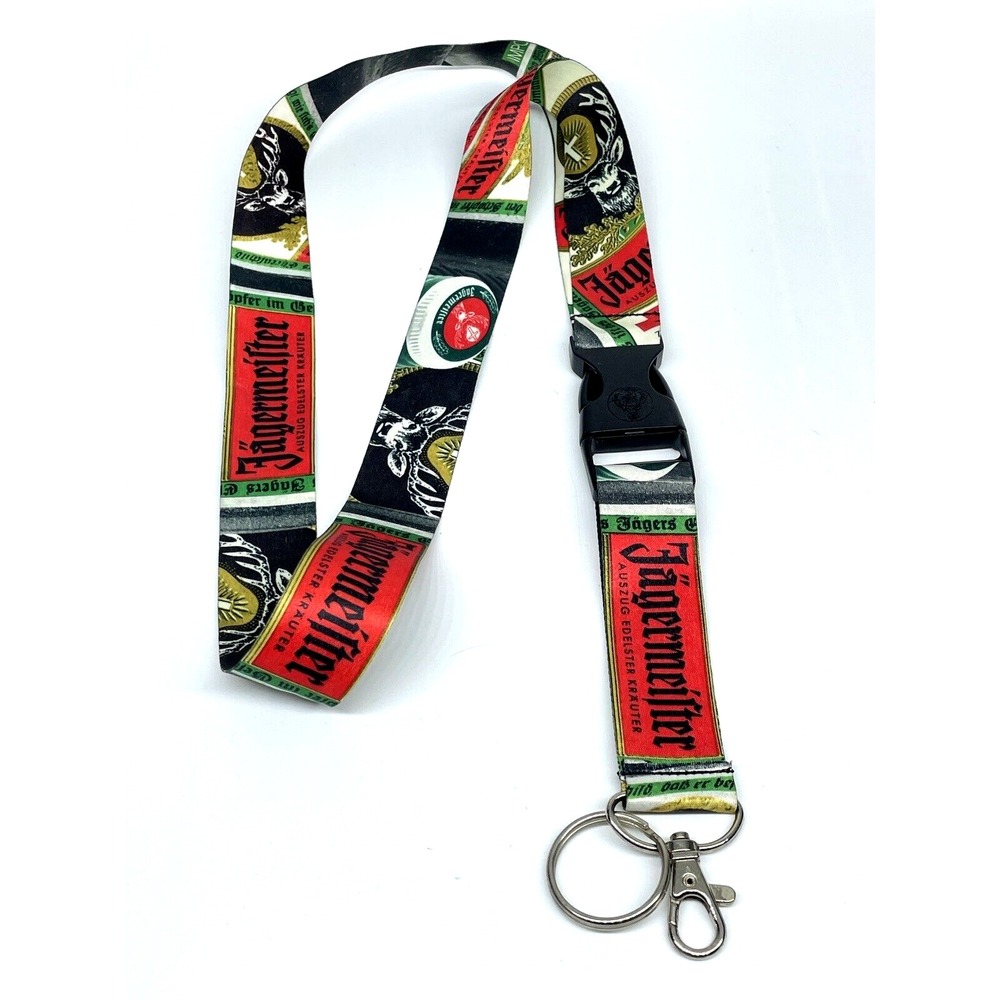Jagermeister Lanyard Keychain Detachable Clip‎ Ring